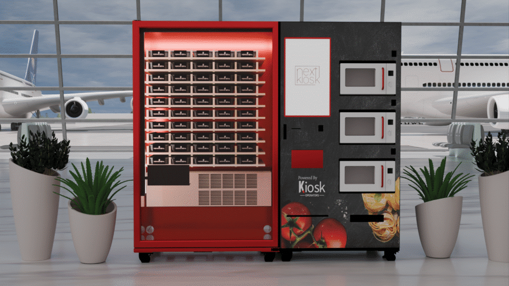 3 Microwave Hot Food Kiosk